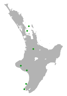 Stitchbird habitat map
