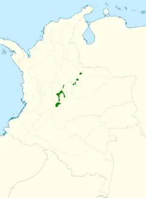 Apolinar's wren habitat map