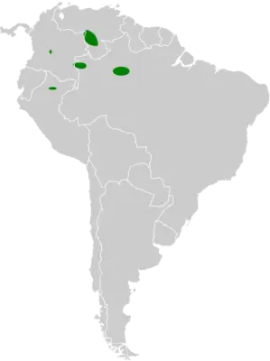 Grey-legged tinamou habitat map