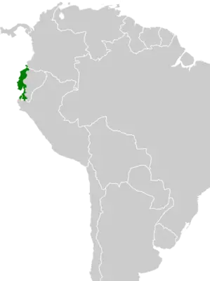 Rufous-headed chachalaca habitat map