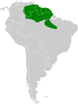 Little chachalaca habitat map