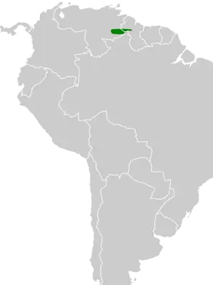 Cotinga cordon-rouge carte des habitats