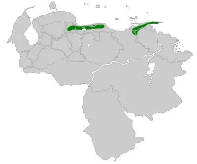 Frutero hermoso mapa del hábitat