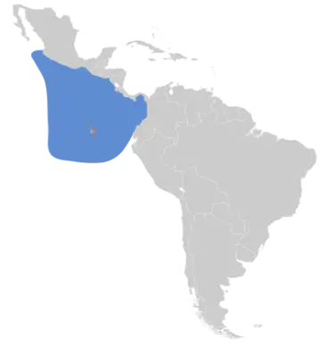 Galápagos shearwater habitat map