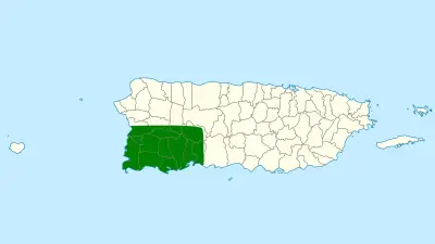 Puerto Rican nightjar habitat map
