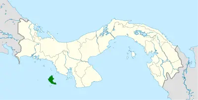 Coiba spinetail habitat map