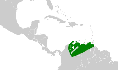 Rufous-vented chachalaca habitat map