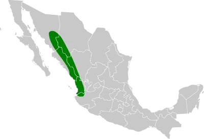 Rufous-bellied chachalaca habitat map