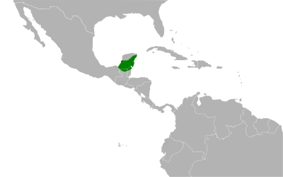 Rose-throated tanager habitat map