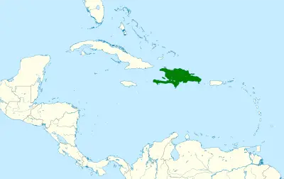 Hispaniolan lizard cuckoo habitat map