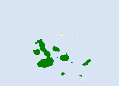 Galápagos martin habitat map