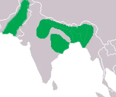 Gharial habitat map