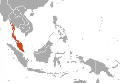 Dusky Leaf Monkey habitat map