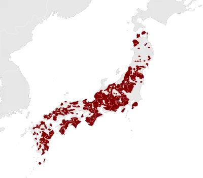 Japanese Macaque habitat map
