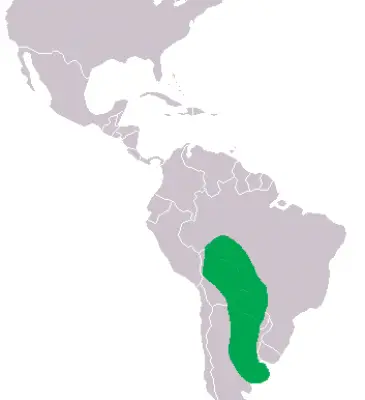Yacare Caiman habitat map