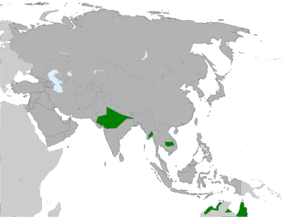 Sarus Crane habitat map
