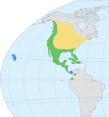 American Coot habitat map