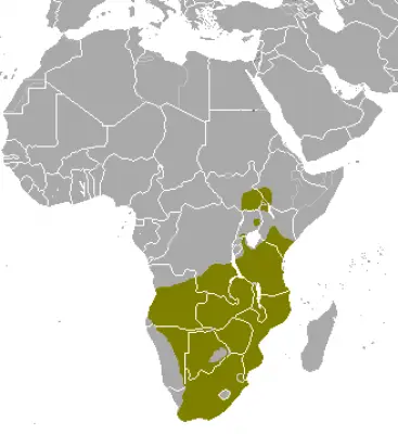 Common Eland habitat map