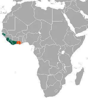 Western Red Colobus habitat map
