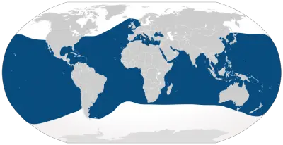 Common Bottlenose Dolphin habitat map