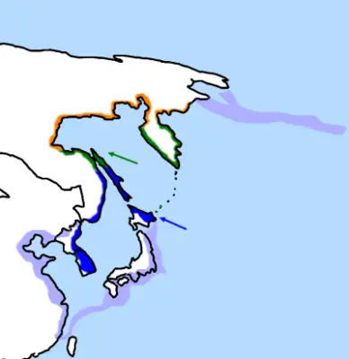 Steller's Sea Eagle habitat map