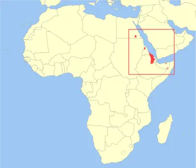 African Wild Ass habitat map