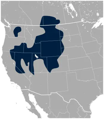 Greater Sage Grouse habitat map