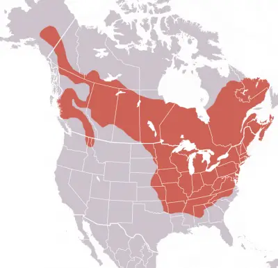 Groundhog habitat map