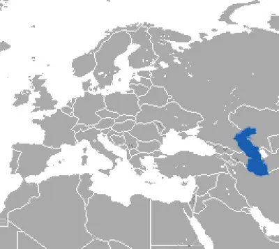 Caspian Seal habitat map