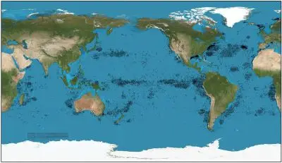 Sperm Whale habitat map