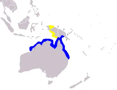 Australian Snubfin Dolphin habitat map