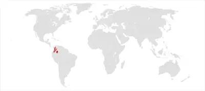 Andean squirrel habitat map