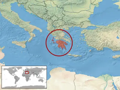Peloponnese slowworm habitat map