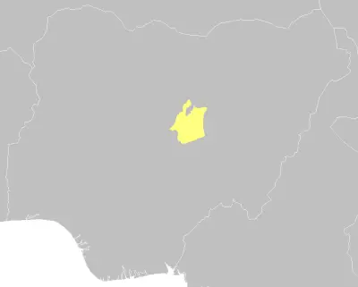 Jos Plateau indigobird habitat map