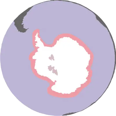 Weddell Seal habitat map