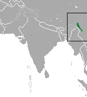 Black Snub-Nosed Monkey habitat map