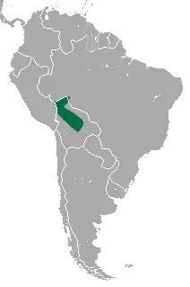 Bolivian red howler habitat map