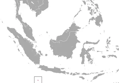 Christmas Island shrew habitat map