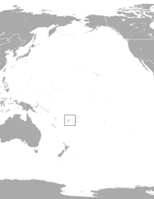 Fijian monkey-faced bat habitat map