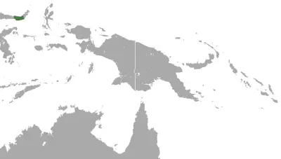 Gorontalo macaque habitat map