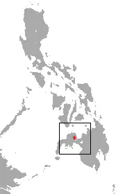 Greater Mindanao shrew habitat map
