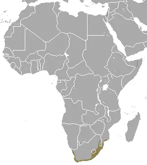 Greater red musk shrew habitat map