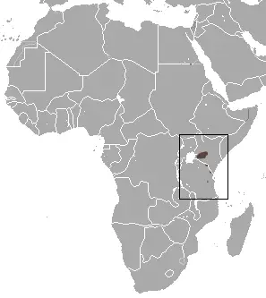 Kilimanjaro shrew habitat map