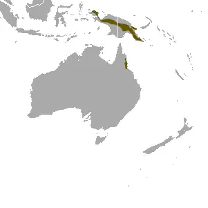 Long-tailed pygmy possum habitat map