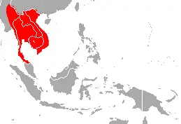 Malayan horseshoe bat habitat map