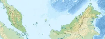 Ansonia tiomanica habitat map