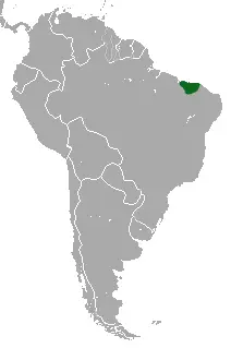 Maranhão red-handed howler habitat map