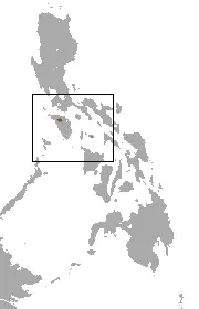 Mindoro shrew habitat map