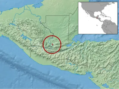 Guatemalan myotis habitat map
