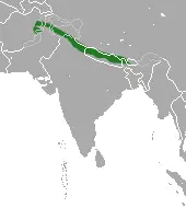 Nepal gray langur habitat map